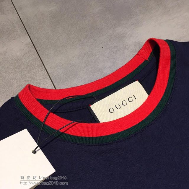 Gucci短袖 19春夏新款 聯名款 古馳T恤 黑色短袖  tzy1806